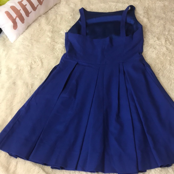 Ralph Lauren Blue Pleated mini Dress size 4 - Picture 5 of 8